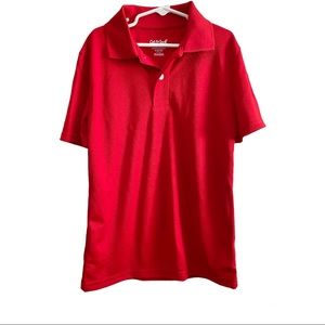 Cat & Jack Red Performance Uniform Polo Shirt size M 8/10